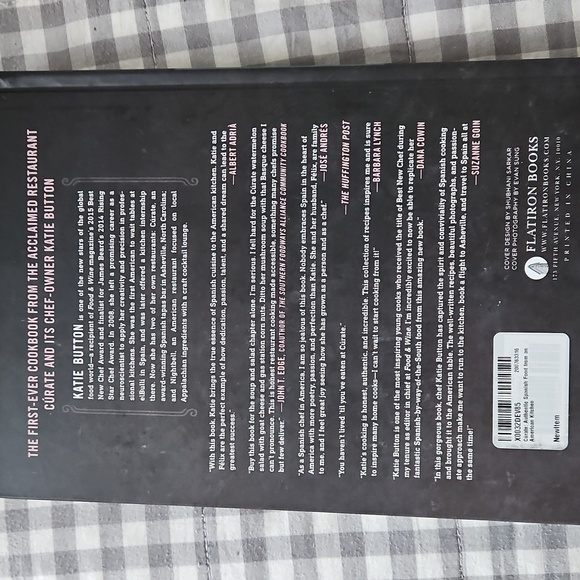 NBU Hardcover Cúrate - Authentic Spanish Food from an American Kitchen - Picture 2 of 4